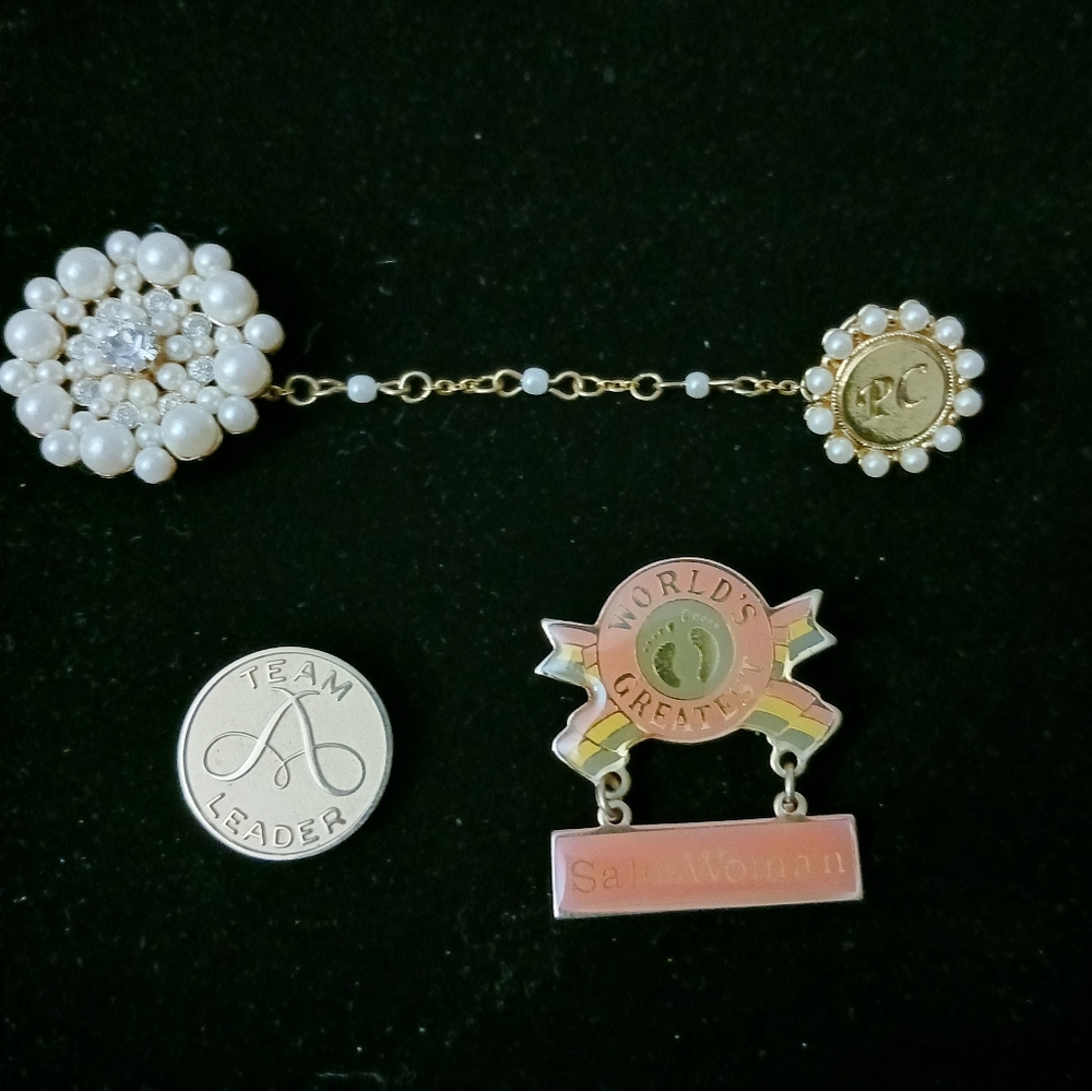 Vintage Saleswoman Jewelry Lot! 80s Ladys Hustle